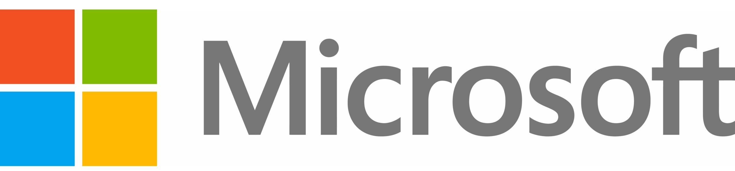 Microsoft's logo, an American multinational corporation and technology company.